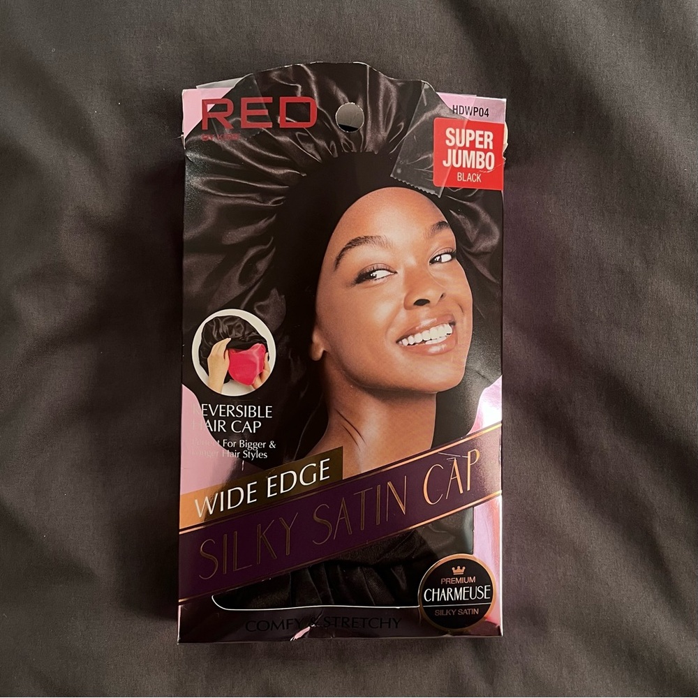 Red by Kiss Silky Satin Bonnet